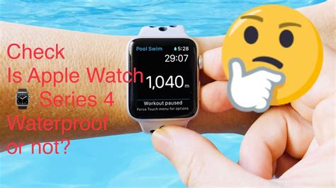 is apple watch 4 waterproof.